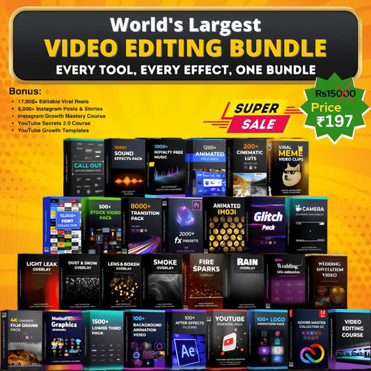 10TB Editing Bundle (Massive Mega Pack